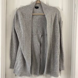 Gray cardigan